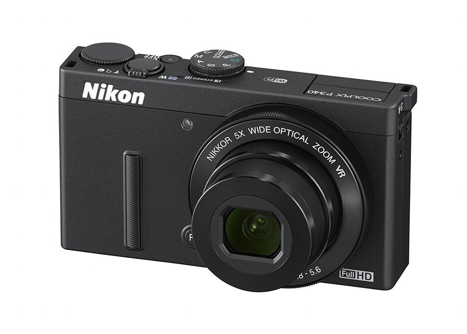 Nikon COOLPIX P340 Digital Camera (Black) N3