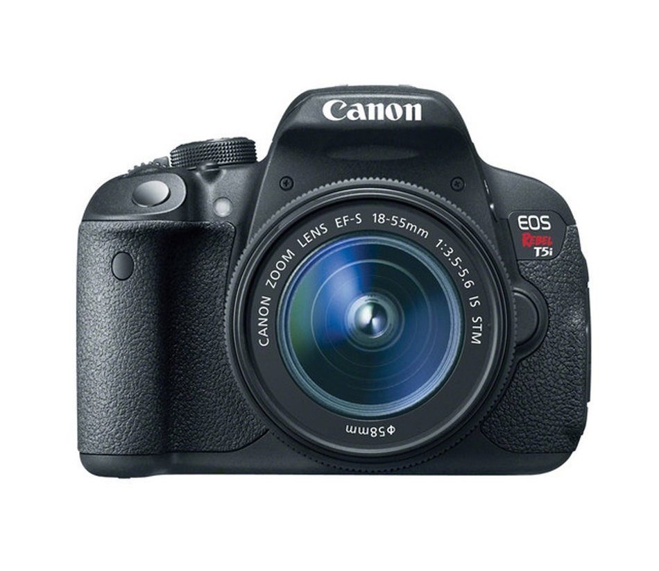 Canon Rebel T5i w/ 18-55mm and 75-300mm lenses + Promotional Holiday Bundle N7