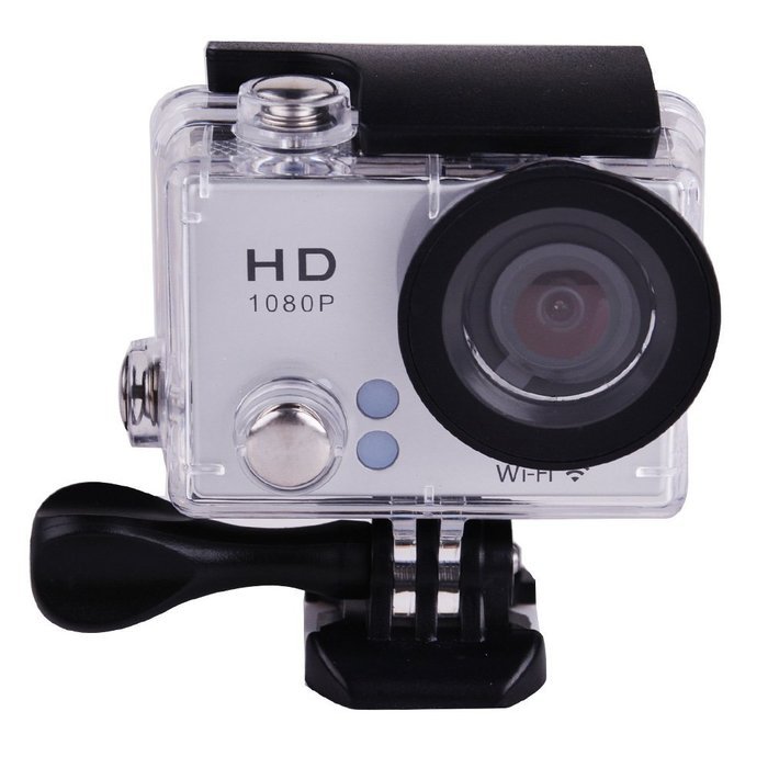 Acekool M8 Outdoor Sports WiFi Camera 1080P HD 170&deg; Wide Angle Lens WiFi Camera Silver Silver Mini Waterproof... N5