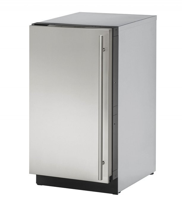 U-Line U3018CLRS41A Built-in Clear Ice Machine, 18", Stainless Steel