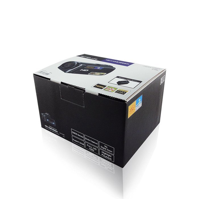 TEKMAGIC 1280x720P HD Portable DV Camcorder Video Camera with 3.0" TFT LCD Monitor N6