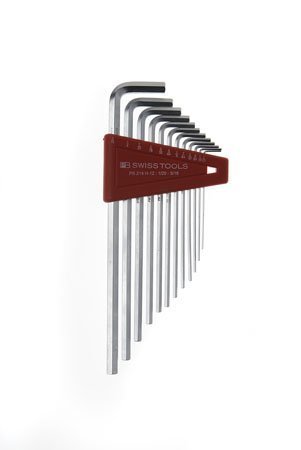 PB Swiss PB-214 H-12 Long Chrome Hex/Allen Key Set by PB Swiss