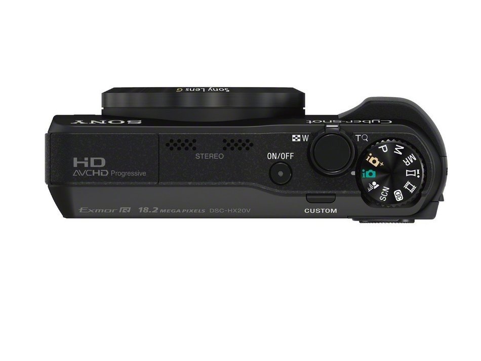 Sony Cyber-shot DSC-HX20V 18.2 MP Exmor R CMOS Digital Camera with 20x Optical Zoom and 3.0-inch LCD (Black) (... N8