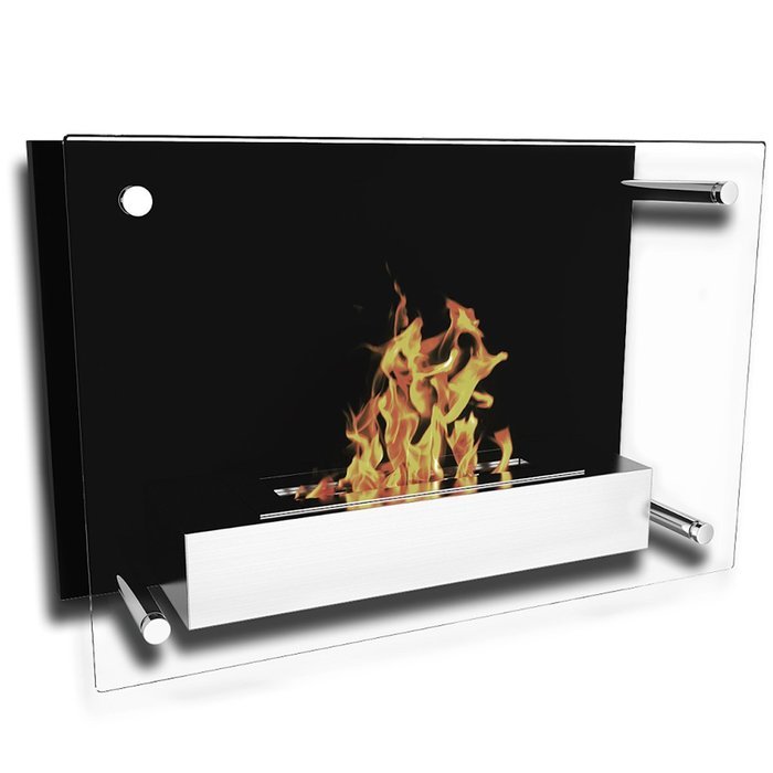 Elite Flame Milan Ventless Bio Ethanol Wall Mounted Fireplace
