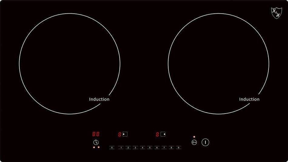 Double Burner Induction Ceramic Cooktop 220V INDH-3102Hx N2