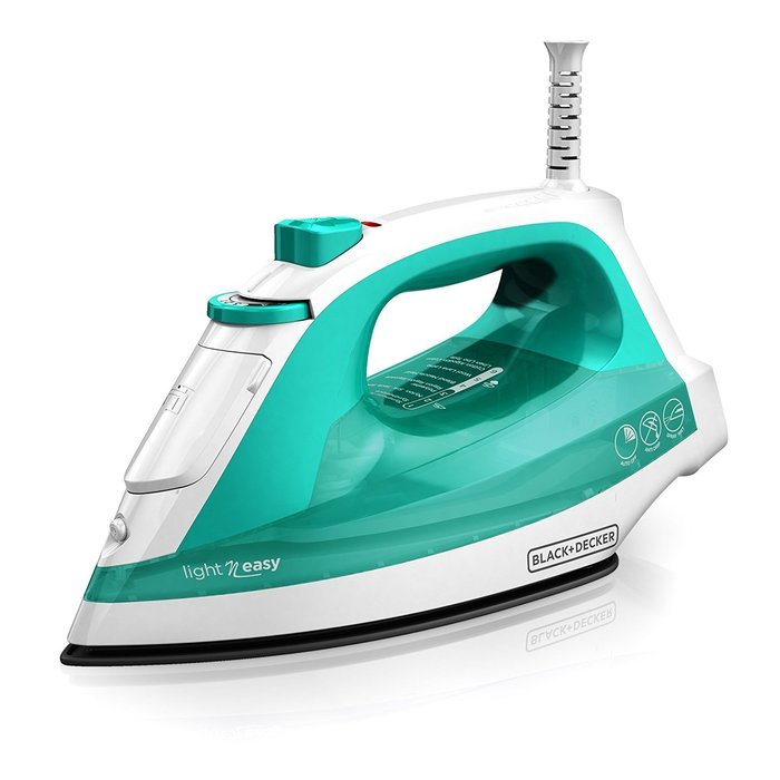 BLACK+DECKER IR1010 Light 'N Easy Compact Steam Iron with Nonstick Standard Cord Iron N4