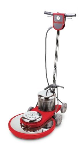 Sanitaire SC6045B Commercial High Speed Floor Cleaner Machine with Chrome Plated Steel Housings and 1.5 HP Motor...