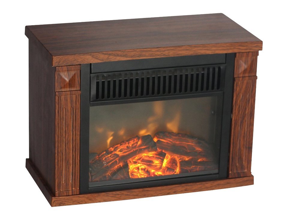 Comfort Glow Mini Hearth, Wood Grain, 4,100 BTU- EMF160