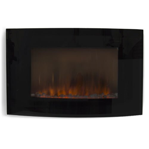 XtremepowerUS 35" Electric Wall Mount Fireplace 1500W Heat Adjustable Heater Glass XL Large