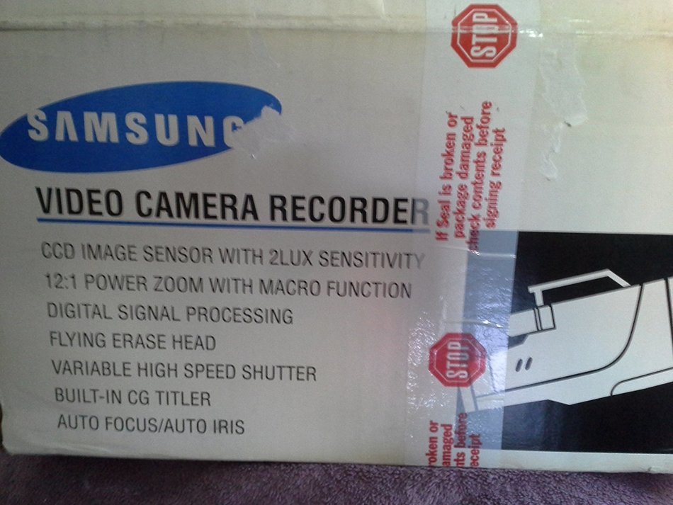 SAMSUNG VHS Model #SCF754 Full Size Camcorder NIB N3