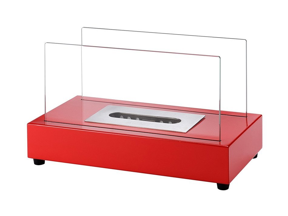 Ignis Portable Tabletop Ventless Bio Ethanol Fireplace - Tower (Stainless Steel) N3