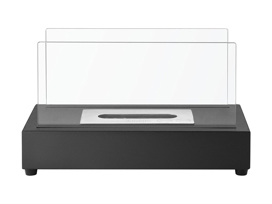 Ignis Portable Tabletop Ventless Bio Ethanol Fireplace - Tower (Stainless Steel) N5
