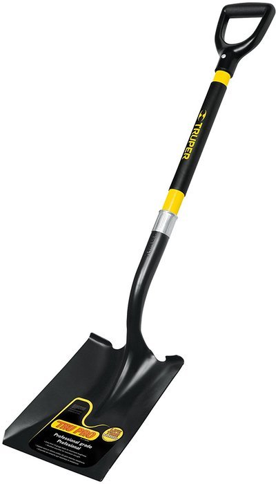 Truper 31201 Tru Pro 29-Inch Square Point Shovel with Fiberglass D-Handle N7