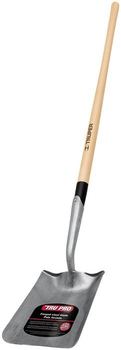 Truper 31201 Tru Pro 29-Inch Square Point Shovel with Fiberglass D-Handle N8