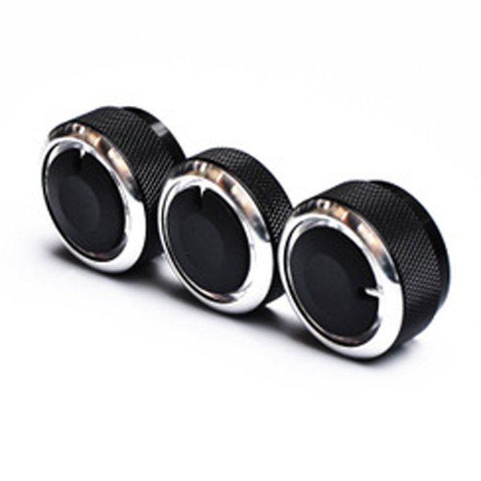 Yosa Aluminum alloy air conditioning knob AC Knob for Nissan TIIDA GENISS VN200 LIVINA 04-10 Sylphy 2012 ,3pcs...