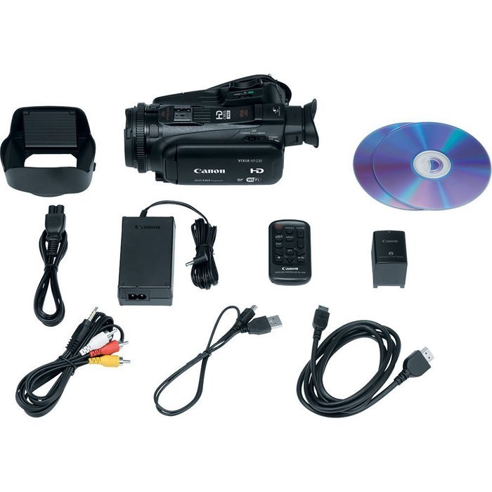 Canon VIXIA HF G30 HD Camcorder with HD CMOS Pro/32GB Internal Flash Memory with Special Edition All Sport Accessory... N4