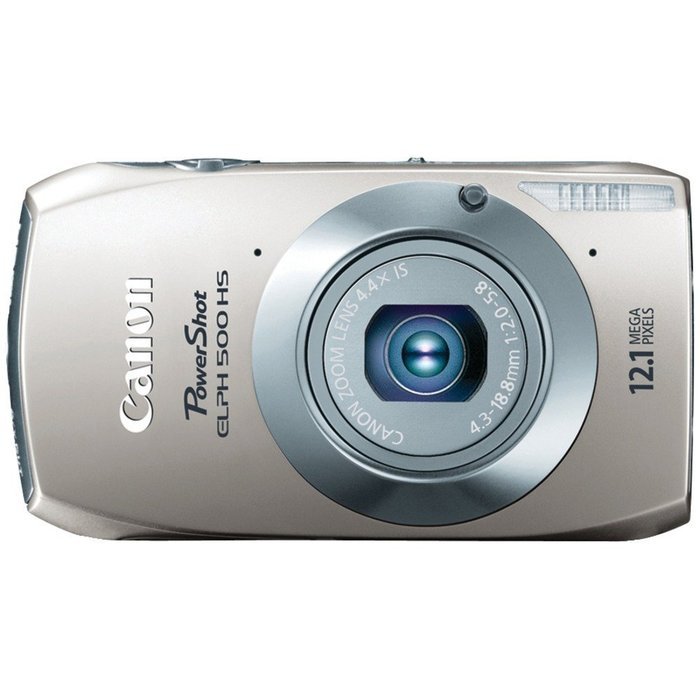 Canon PowerShot ELPH 500 HS 12.1 MP CMOS Digital Camera with Full HD Video and Ultra Wide Angle Lens (Brown) N5