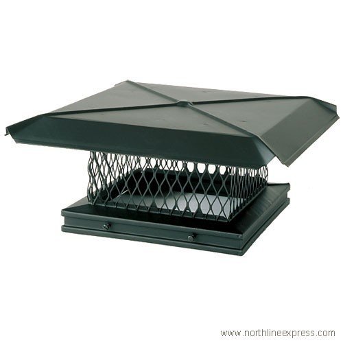 100237 13x17 Galvanized Gelco Chimney Cover
