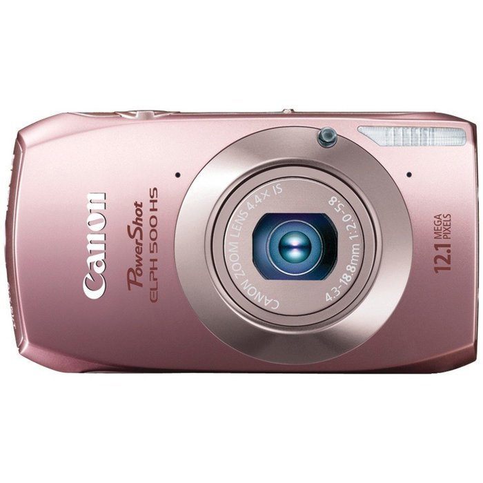 Canon PowerShot ELPH 500 HS 12.1 MP CMOS Digital Camera with Full HD Video and Ultra Wide Angle Lens (Brown) N7