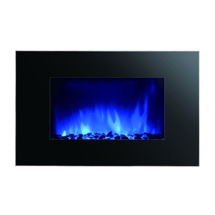 Clevr 750-1500W Adjustable 36" Electric WallMount Fireplace Heater Flat Colors N2