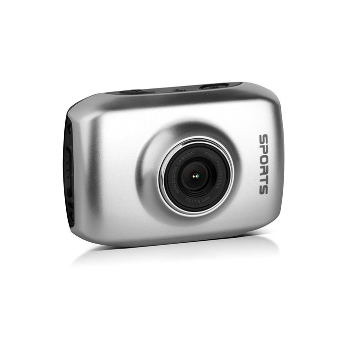 ActionCam DVS1-Silver Touch Screen Action Camera with Waterproof Case (Silver) N2