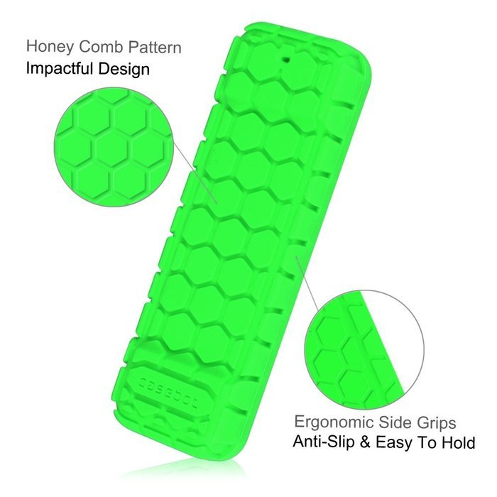 Apple TV (4th Gen) Remote Case - Casebot [Honey Comb Series] Light Weight [Anti Slip] Shock Proof Silicone Cover... N47