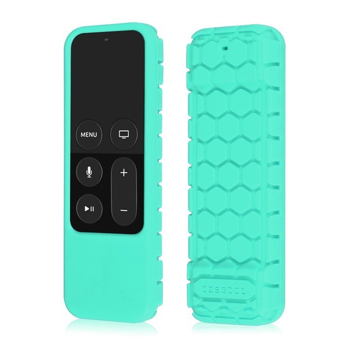 Apple TV (4th Gen) Remote Case - Casebot [Honey Comb Series] Light Weight [Anti Slip] Shock Proof Silicone Cover... N48