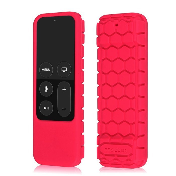 Apple TV (4th Gen) Remote Case - Casebot [Honey Comb Series] Light Weight [Anti Slip] Shock Proof Silicone Cover... N50