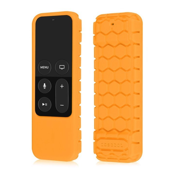 Apple TV (4th Gen) Remote Case - Casebot [Honey Comb Series] Light Weight [Anti Slip] Shock Proof Silicone Cover... N52