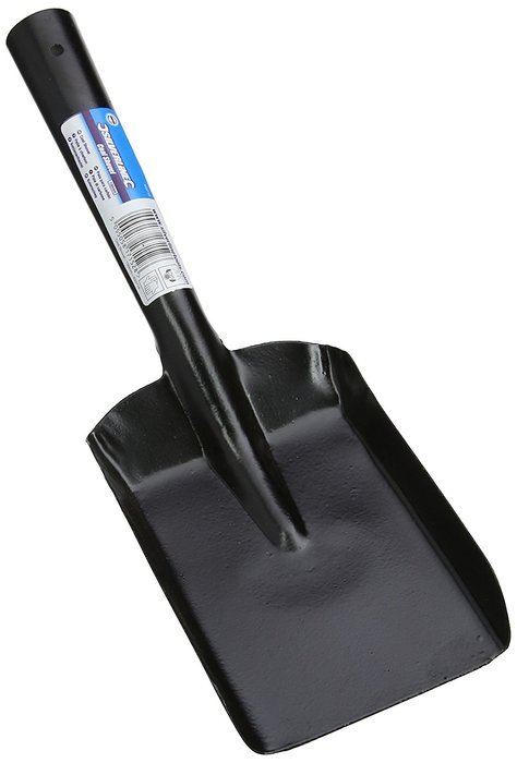 100mm Silverline 4" Metal Coal Dust Ash Steel Litter Pan Pet Scoop Shovel Spade N2