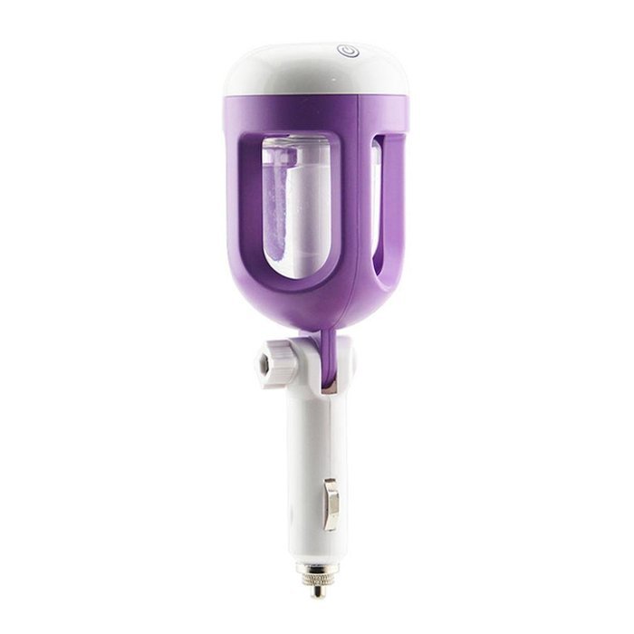 Dacawin Auto Mini Car Humidifier Air Purifier Freshener Travel Car Portable (Purple) N5
