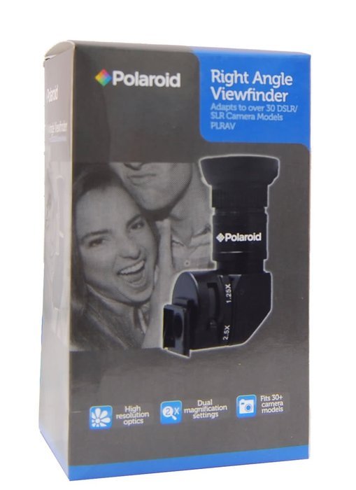 Polaroid 1X-2.5X Right Angle Viewfinder For The Pentax Q, Q7, Q10, K-3, K-50, K-500, X-5, K-01, K-30, K-X, K-7... N3