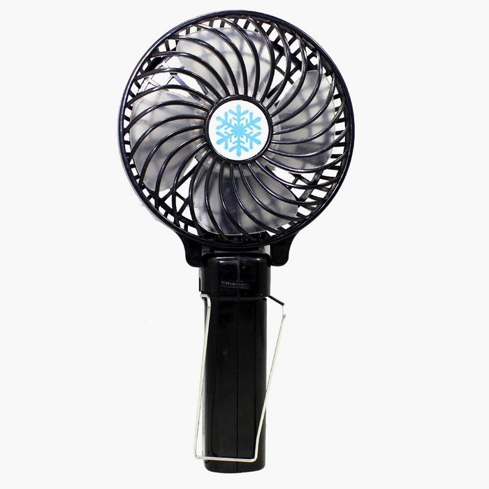 Fonxian Mini Portable Fan Rechargeable Battery Powered Small Table Fan with 3-level Speed (Orange)
