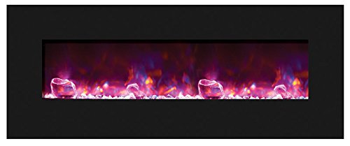 Amantii WM-BI-48-5823-WHTGLS Electric Fireplace N5