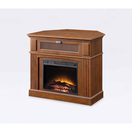 Media Fireplace TV Stand Combo for Televisions up to 45 Inches - Brown N2