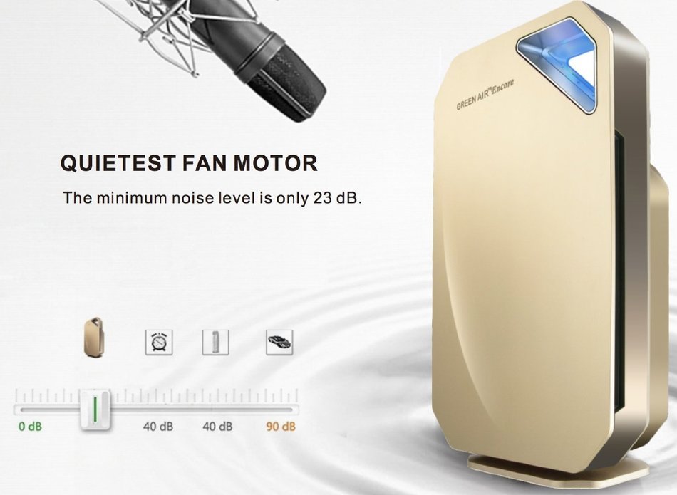 Green Air Purifiers Green Air Encore HEPA and Carbon Filter Alpine Air Purifier with IonCluster Technology