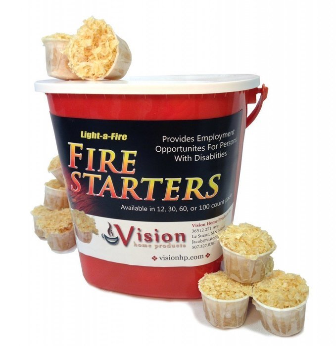 Light-a-Fire, Amazon's Best All-natural Fire Starter, 30 Pods with Container N2