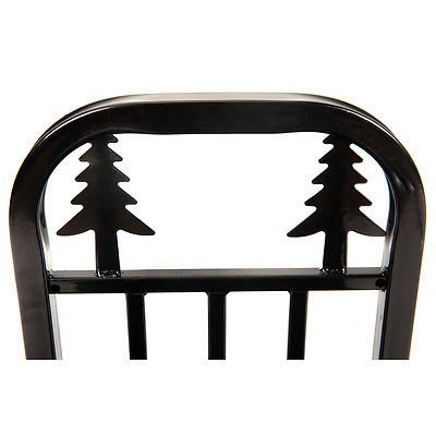 18-Inch Indoor/Outdoor Heavy Duty Steel Firewood Racks Fireplace Log Holder