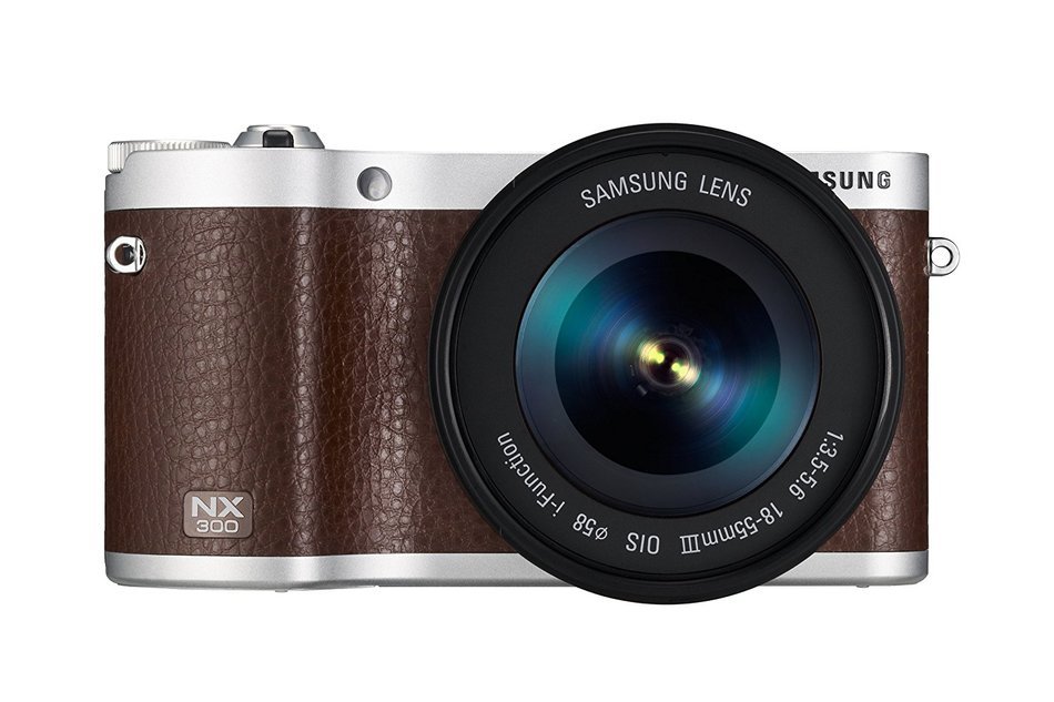 Samsung NX300 20.3MP CMOS Smart WiFi Mirrorless Digital Camera with 18-55mm Lens and 3.3" AMOLED Touch Screen... N13
