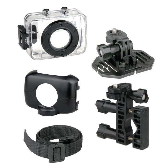 ActionCam DVS1-Silver Touch Screen Action Camera with Waterproof Case (Silver) N3