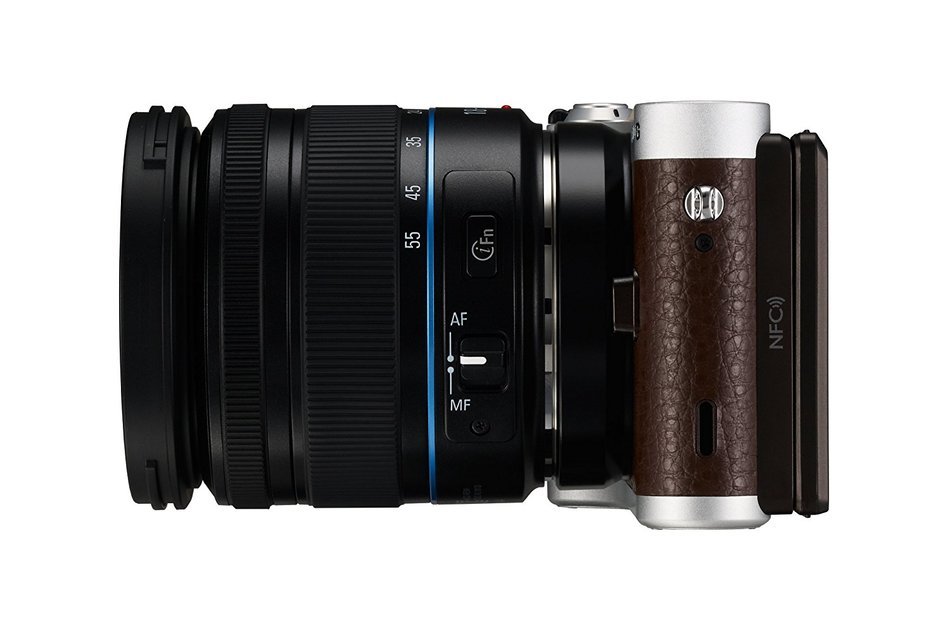Samsung NX300 20.3MP CMOS Smart WiFi Mirrorless Digital Camera with 18-55mm Lens and 3.3" AMOLED Touch Screen... N16