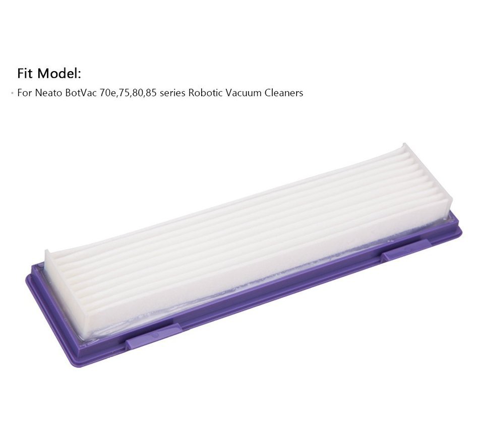 I-clean 6-pack High-performance Filter Replacement + 3 Side Brushes for All Neato Botvac Series Models, 70e 75... N5