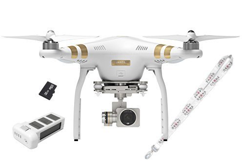 DJI Phantom 3 Professional Mother's Day Gift with EXTRA Battery, Drone Source lanyard and 32 GB SD card N2