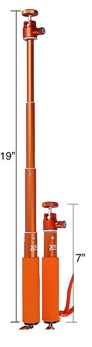 XSories Mega U-Shot Monochrome Monopod Telescoping Pole 5.5 Feet Extension N24