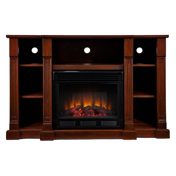 Southern Enterprises Artaxes Electric Media Fireplace - Espresso