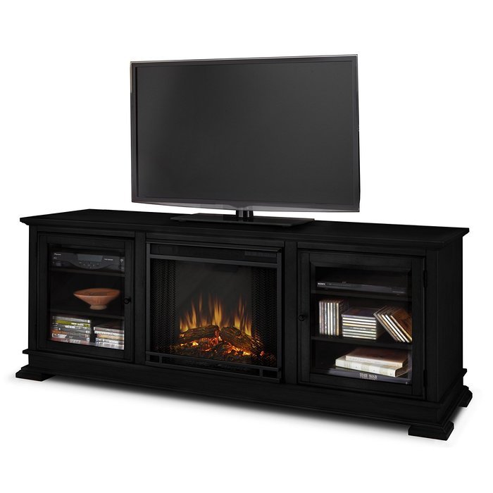 Real Flame Hudson Ventless Gel Fireplace in Espresso