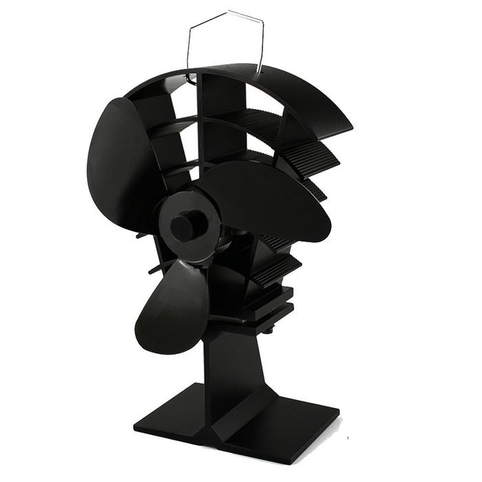 Neat824 Heat Powered Stove Fan, 4 Blades Wood Burning Stove Fan, High Airflow & Silent Performance, Save 12%-15%... N2