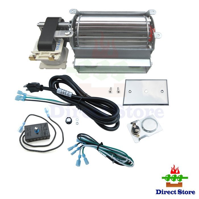 Direct store Parts Kit DN119 Fireplace Blower Kit FK21 GFK21 R7-RB21K HB-RB21K for Heatilator