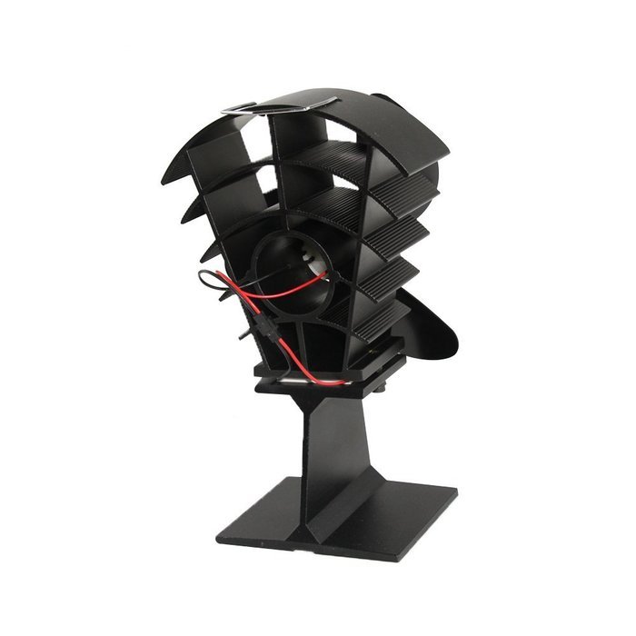 Neat824 Heat Powered Stove Fan, 4 Blades Wood Burning Stove Fan, High Airflow & Silent Performance, Save 12%-15%... N3