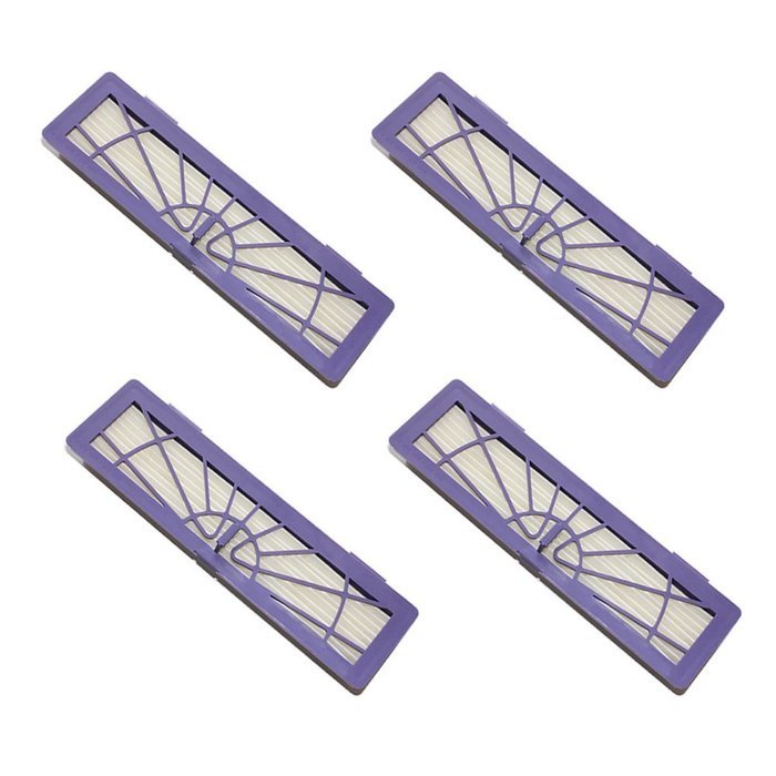 BESKIT 4Pcs Side Brush & 4Pcs Filter for Neato Botvac 70 70e 80 85 Neato 945-0123 Replacement Parts N2